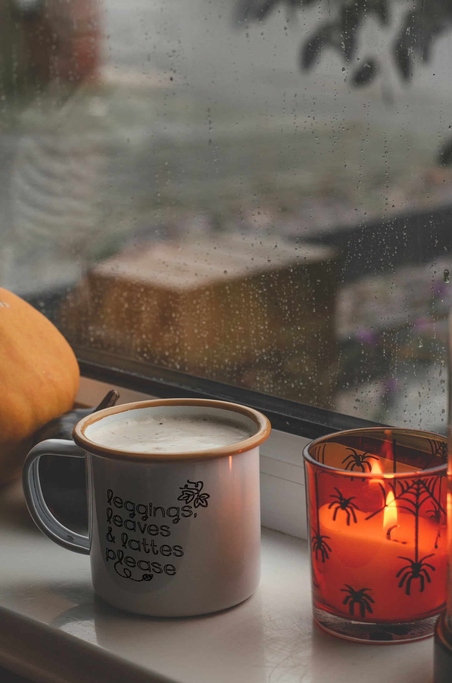 Leaves, Lattes and Leggings Please - Engraved Enamel Mug - One Mama One Shed