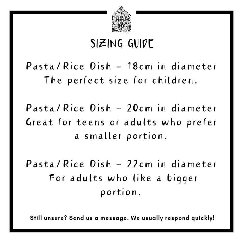 Your Child's Drawing - Engraved Enamel Pasta and Rice Dish