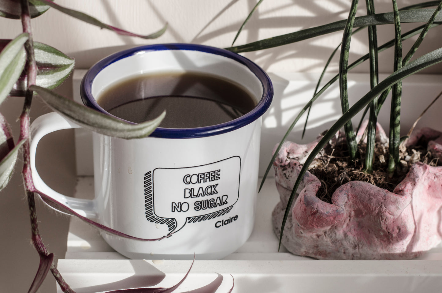 Drink Preference - Engraved Enamel Mug - One Mama One Shed