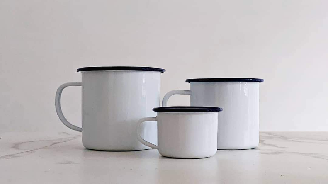 Personalised Name - Engraved Enamel Mug - One Mama One Shed