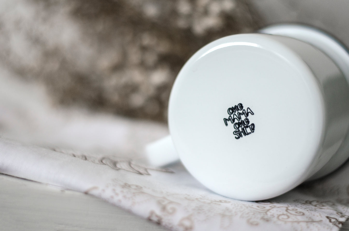 Happy Camper - Engraved Enamel Mug - One Mama One Shed
