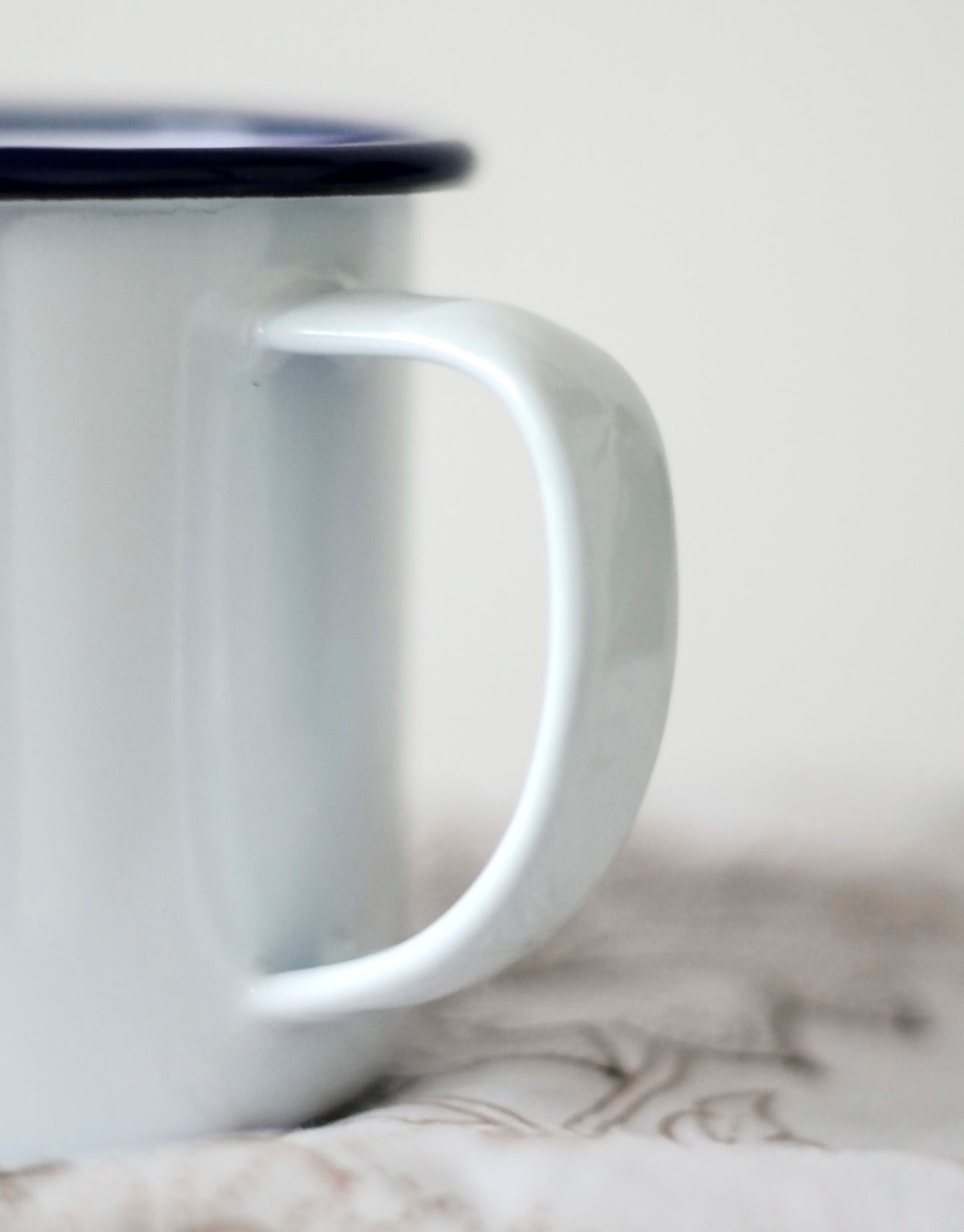 Stroppy Before Coffee - Engraved Enamel Mug - One Mama One Shed