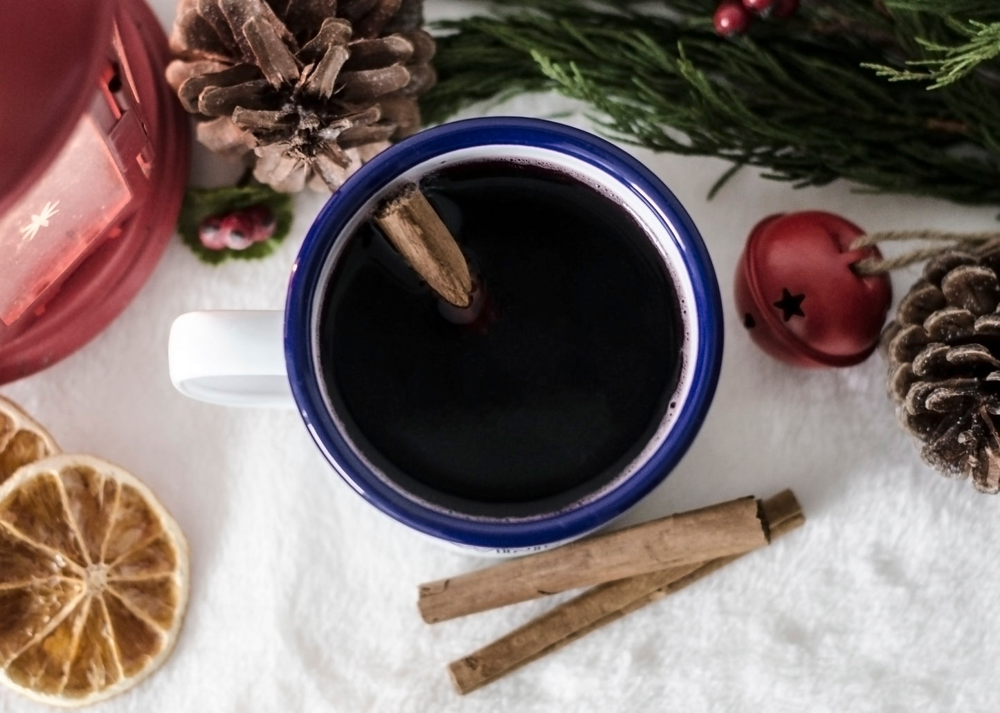 Mulled Wine - Engraved Enamel Mug - One Mama One Shed