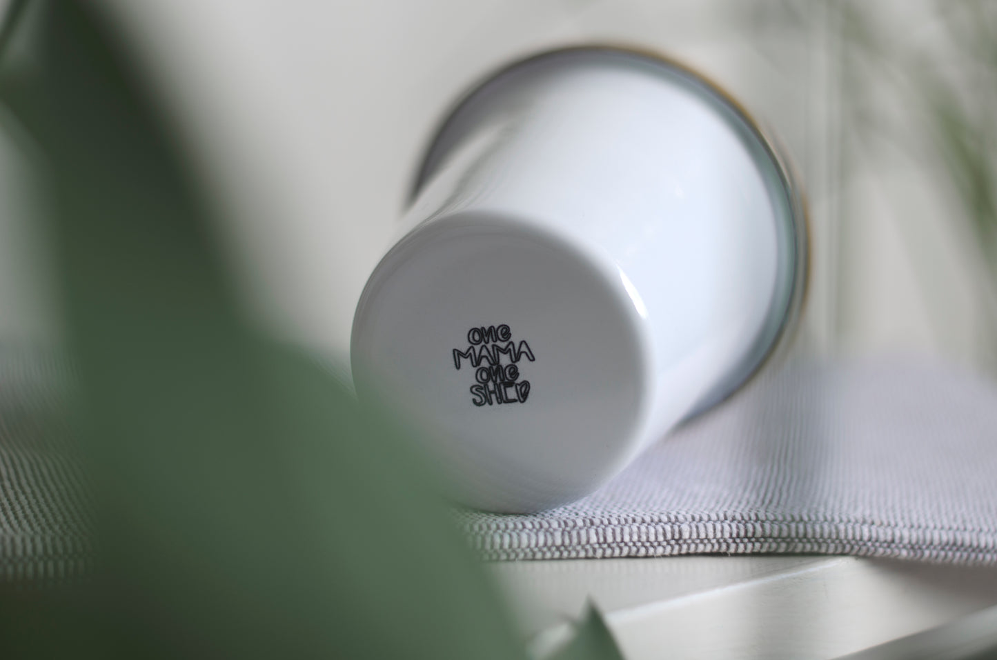 Personalised Name - Engraved Enamel Tumbler - One Mama One Shed