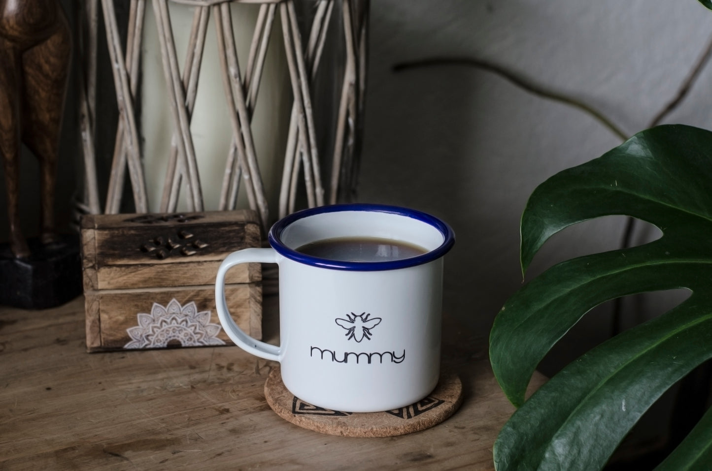 Mummy - Manchester Design - Engraved Enamel Mug - One Mama One Shed