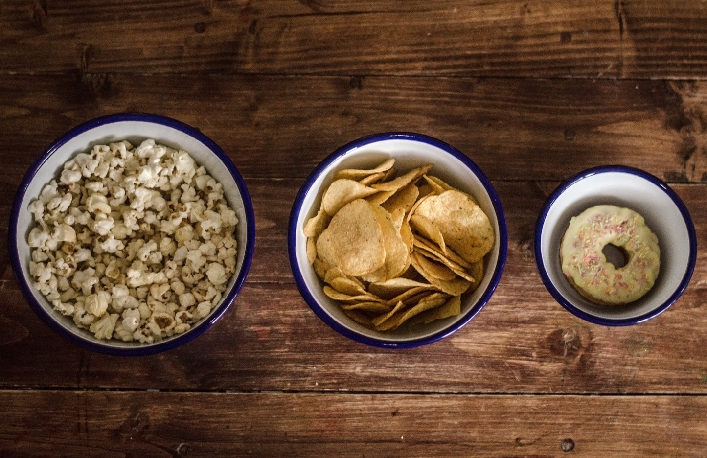 Movie Night - Engraved Enamel Snack Bowl - One Mama One Shed