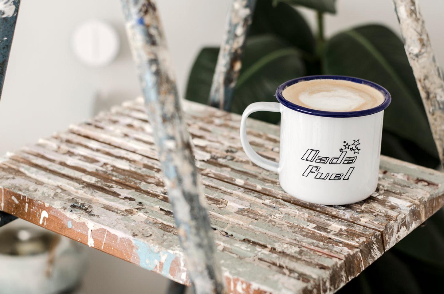 Dada Fuel - Engraved Enamel Mug - One Mama One Shed