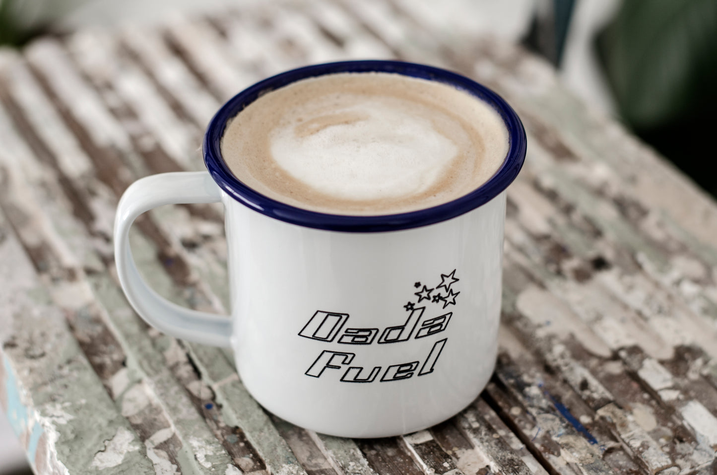 Dada Fuel - Engraved Enamel Mug - One Mama One Shed