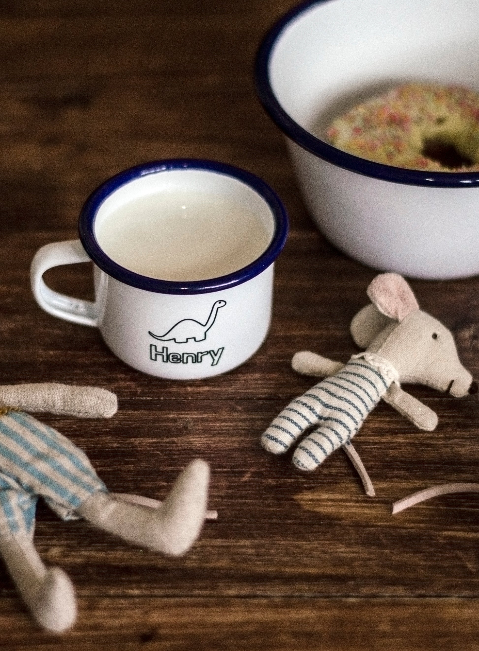 Personalised Name - Engraved Enamel Mug - One Mama One Shed