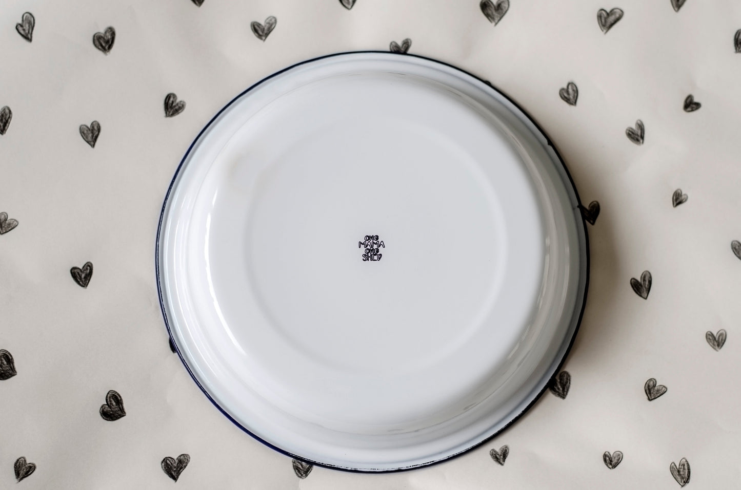 Pie Love You - Engraved Enamel Pie Dish - One Mama One Shed