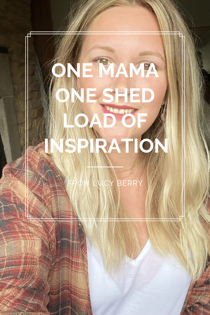 One Mama One Shed Load of Inspiration from Lucy (Lucy Berry Art)