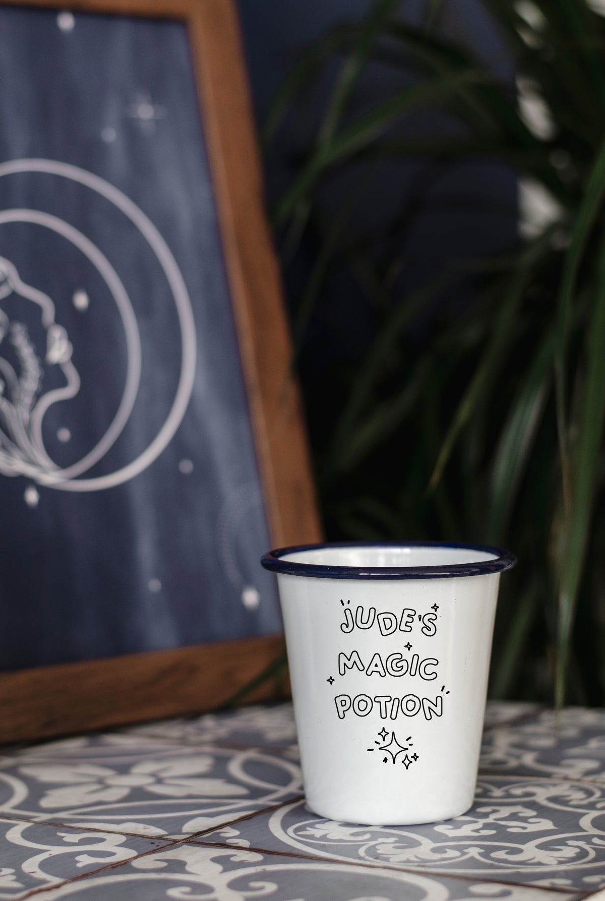 Personalised Magic Potion - Engraved Enamel Mug or Tumbler