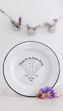 Easter Bunny Plate - Engraved Enamel Plate - One Mama One Shed