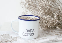 Dadaccino - My Ccino Mugs For Fathers - Engraved Enamel Mug - One Mama One Shed