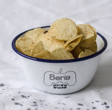 Personalised Gaming Snacks - Engraved Enamel Snack Bowl - One Mama One Shed