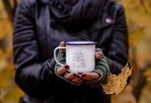 Happy Camper - Engraved Enamel Mug - One Mama One Shed