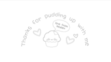 Thanks For Pudding Up With Me- Engraved Enamel Dessert Bowl - One Mama One Shed