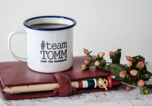 #teamTOMM - Limited Edition Engraved Enamel Mugs - by One Mama One Shed X The Organised Mum - One Mama One Shed