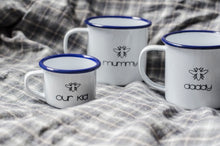Mummy - Manchester Design - Engraved Enamel Mug - One Mama One Shed