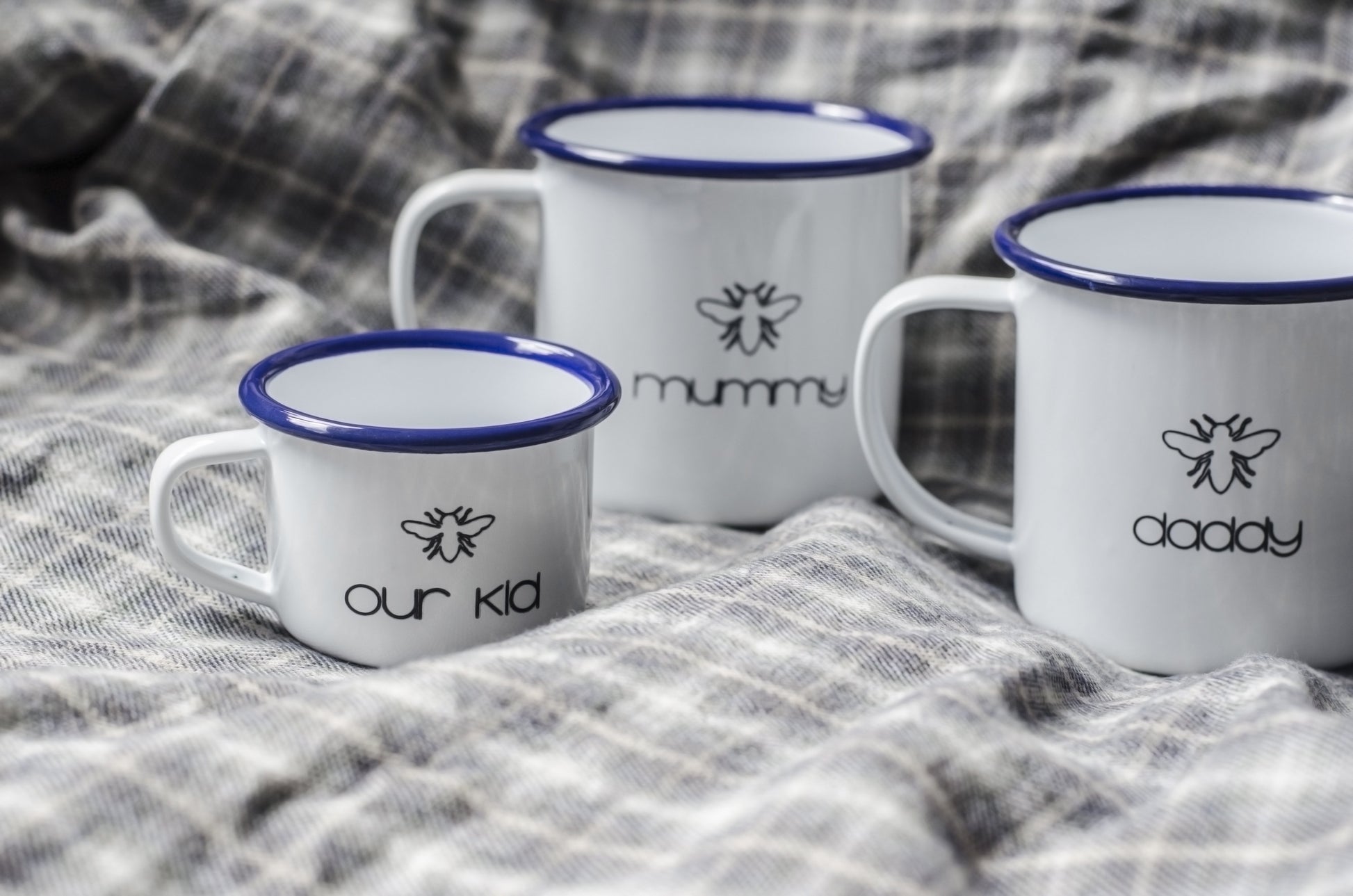 Mummy - Manchester Design - Engraved Enamel Mug - One Mama One Shed
