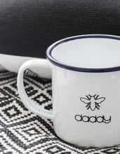Daddy - Manchester Design - Engraved Enamel Mug - One Mama One Shed