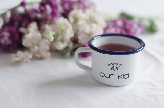 Our Kid - Manchester Design - Engraved Enamel Mug - One Mama One Shed