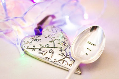 Spoon Me - Hand Stamped Vintage Tablespoon - One Mama One Shed