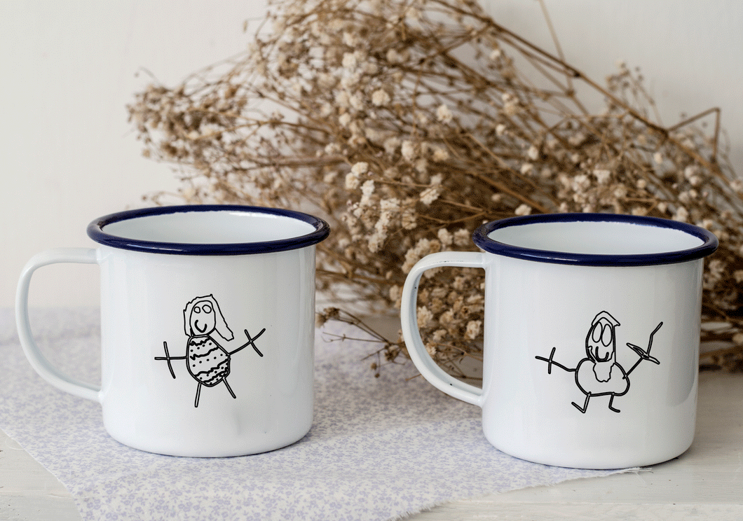 Your childs drawing on a mug