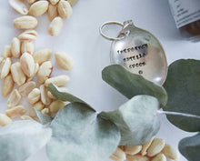 Emergency Nutella Spoon - Handstamped Spoon Keyring - One Mama One Shed