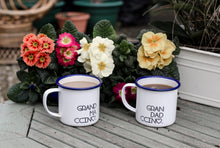 Grandadccino - My Ccino Mugs For Grandfathers - Engraved Enamel Mug - One Mama One Shed