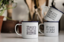 #teamTOMM - Limited Edition Engraved Enamel Mugs - by One Mama One Shed X The Organised Mum - One Mama One Shed