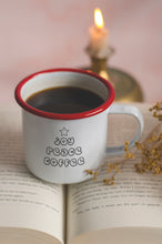 Joy Peace Christmas - Engraved Enamel Mug - One Mama One Shed