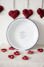 Pie Love You - Engraved Enamel Pie Dish - One Mama One Shed