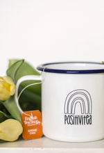 Positivitea - Engraved Enamel Mug - One Mama One Shed