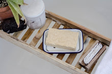 Shampoo - Engraved Enamel Soap Dish - One Mama One Shed
