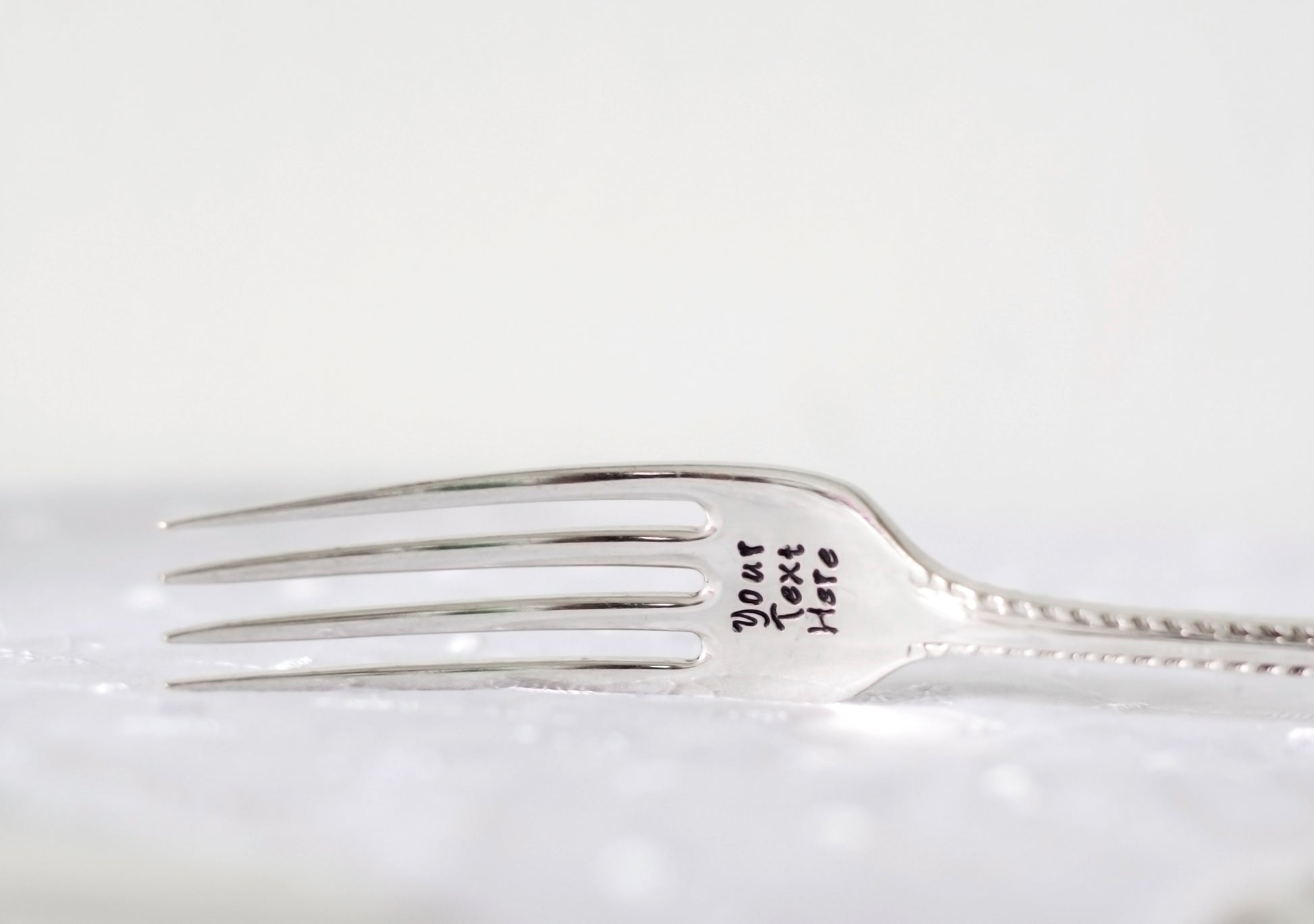 Your Text Here - Custom Wording - Hand Stamped Vintage Cutlery - One Mama One Shed