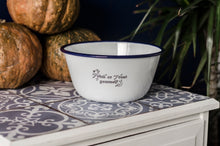 Trick or Treat Yourself - Engraved Enamel Bowl - One Mama One Shed