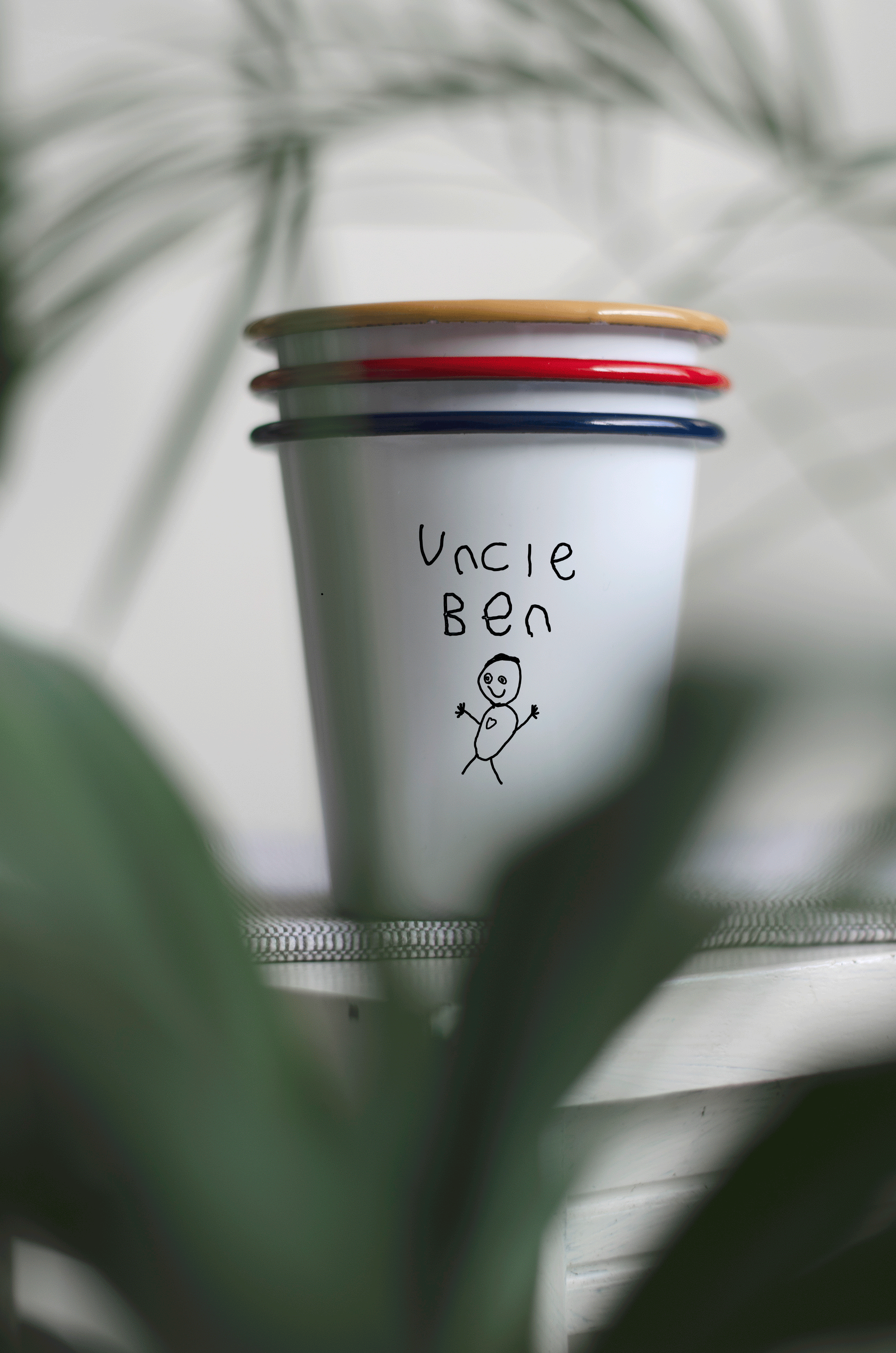 Your Child's Drawing - Engraved Enamel Tumbler - One Mama One Shed